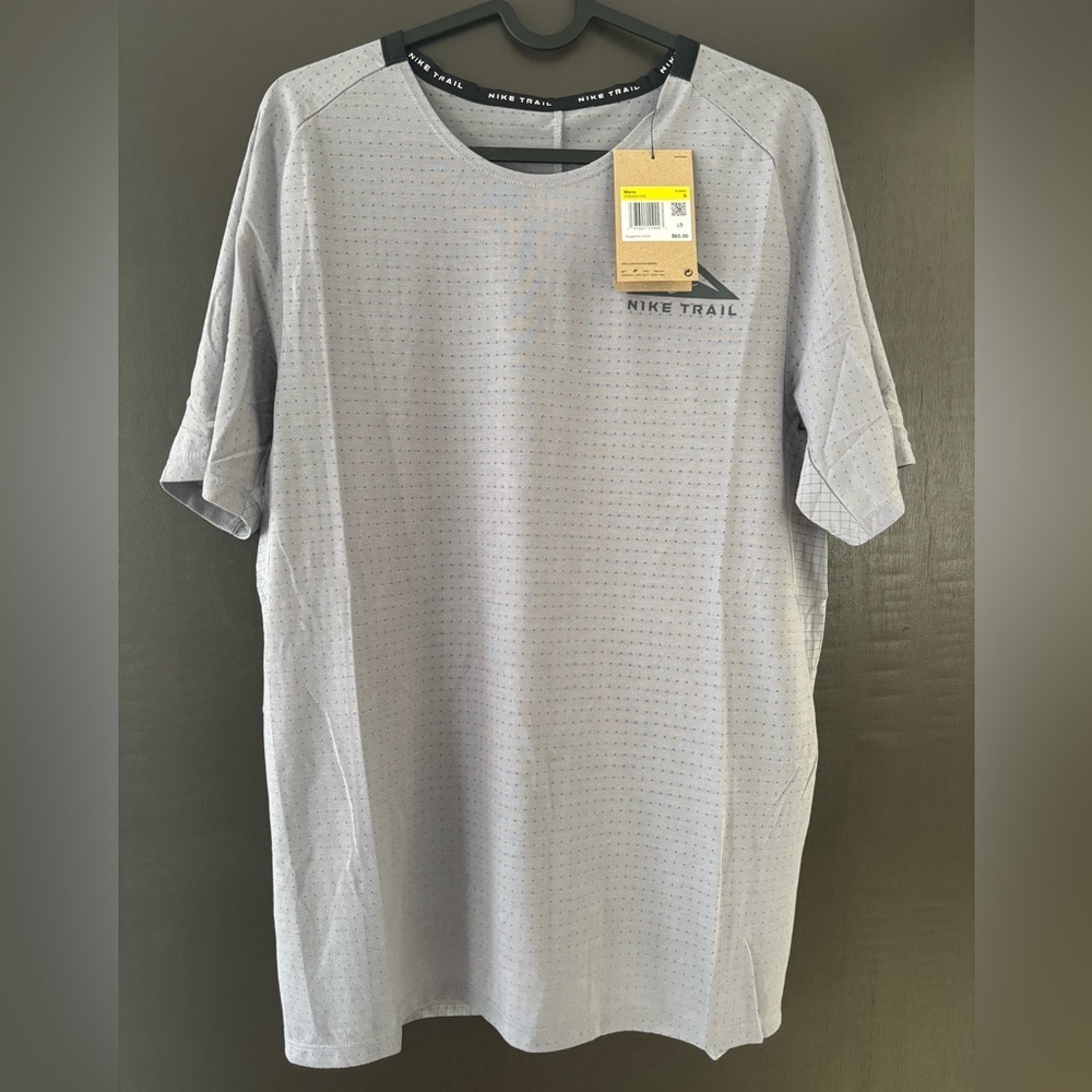 Nike Trail Men's Dri-FIT Solar Chase Short-Sleeve Running Top - Small - Picture 3 of 6